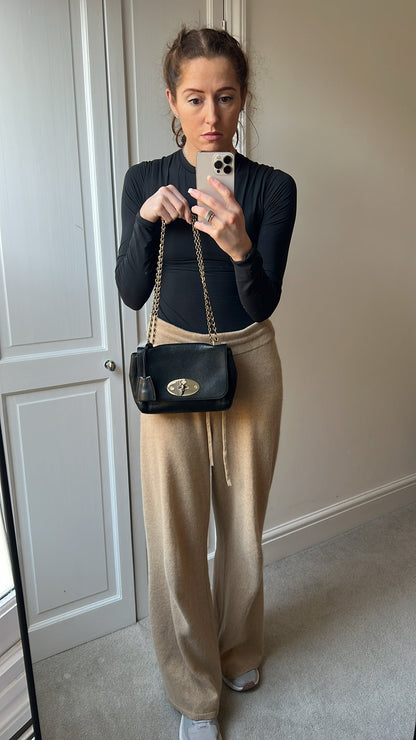 Mulberry Black Regular Lily with Gold Hardware (RRP £995)