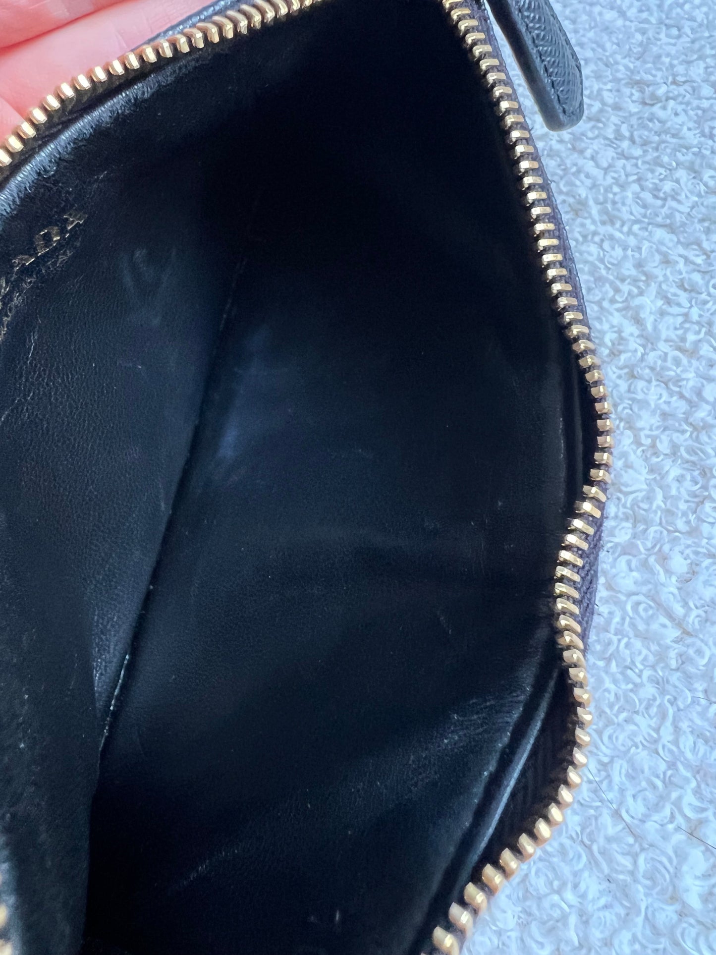 Prada Black Card Holder