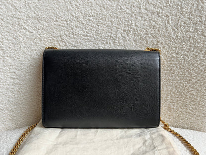 Yves Saint Laurent (YSL) Black Small Kate with Gold Hardware (RRP £1,550)