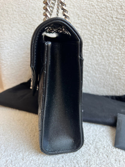 Yves Saint Laurent (YSL) Black Medium Envelope Bag (RRP £2,235)