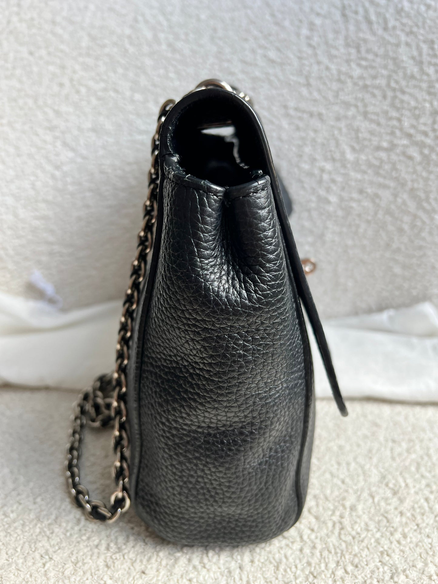 Mulberry Black Medium Lily with Silver Hardware (RRP £1095)