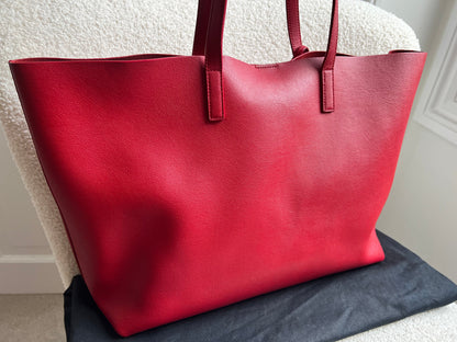 Yves Saint Laurent (YSL) Red E/W Shopping Tote (RRP £1115)