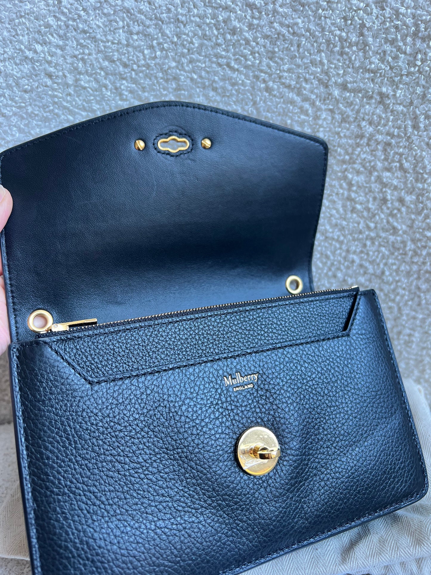 Mulberry Black Small Darley Cross Body Bag (RRP £650)