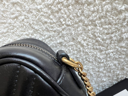 Gucci GG Black Marmont Mini Shoulder Bag (RRP £1,360)