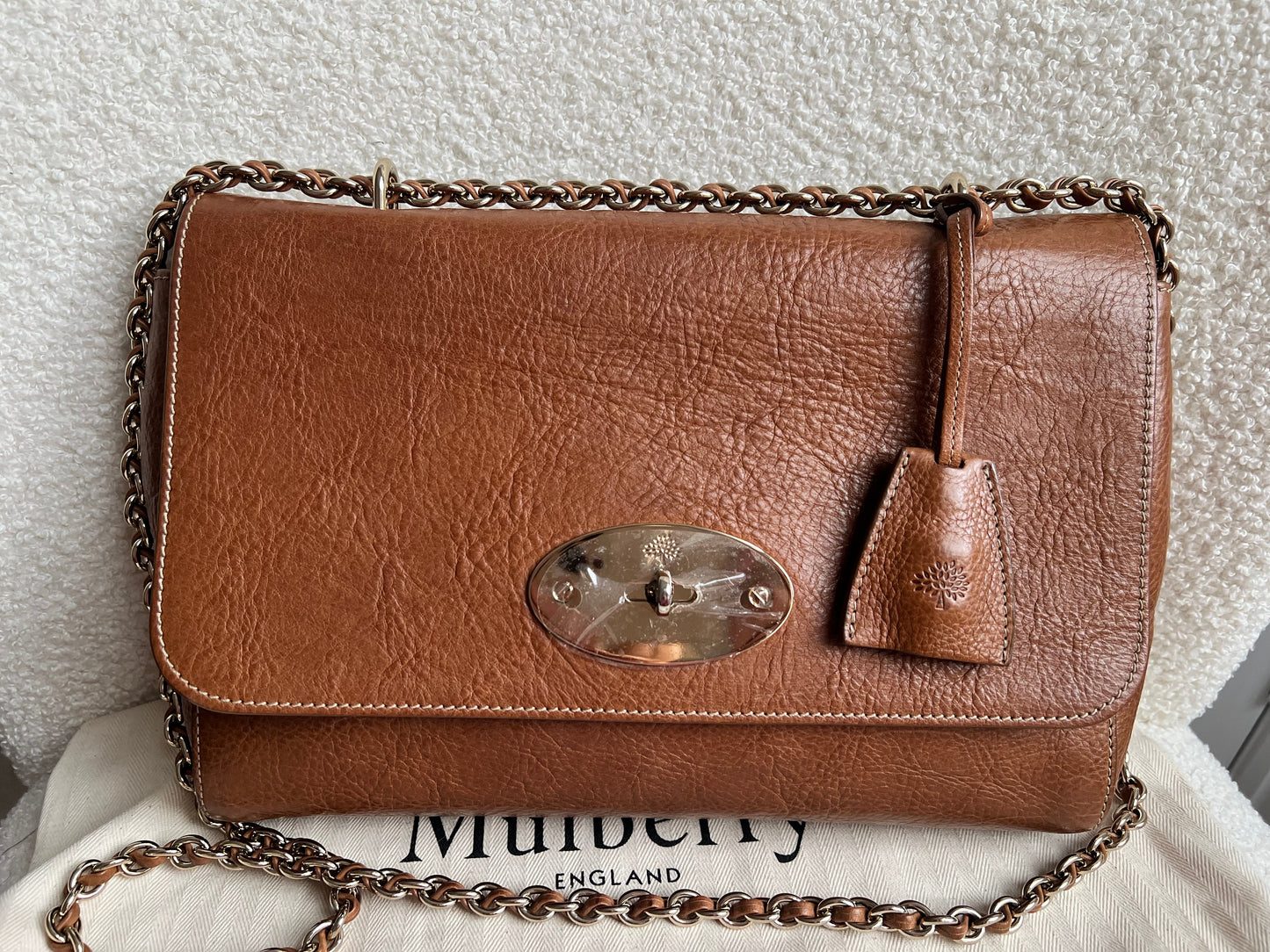 Mulberry Oak Medium Lily with Gold Hardware (RRP £1095)