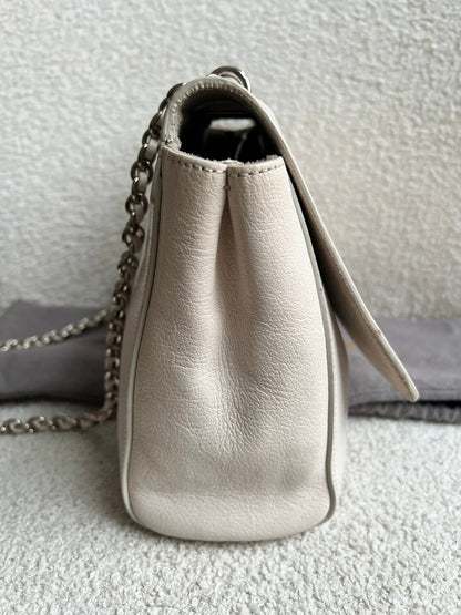 Mulberry White Medium Lily with Silver Hardware (RRP £1095)