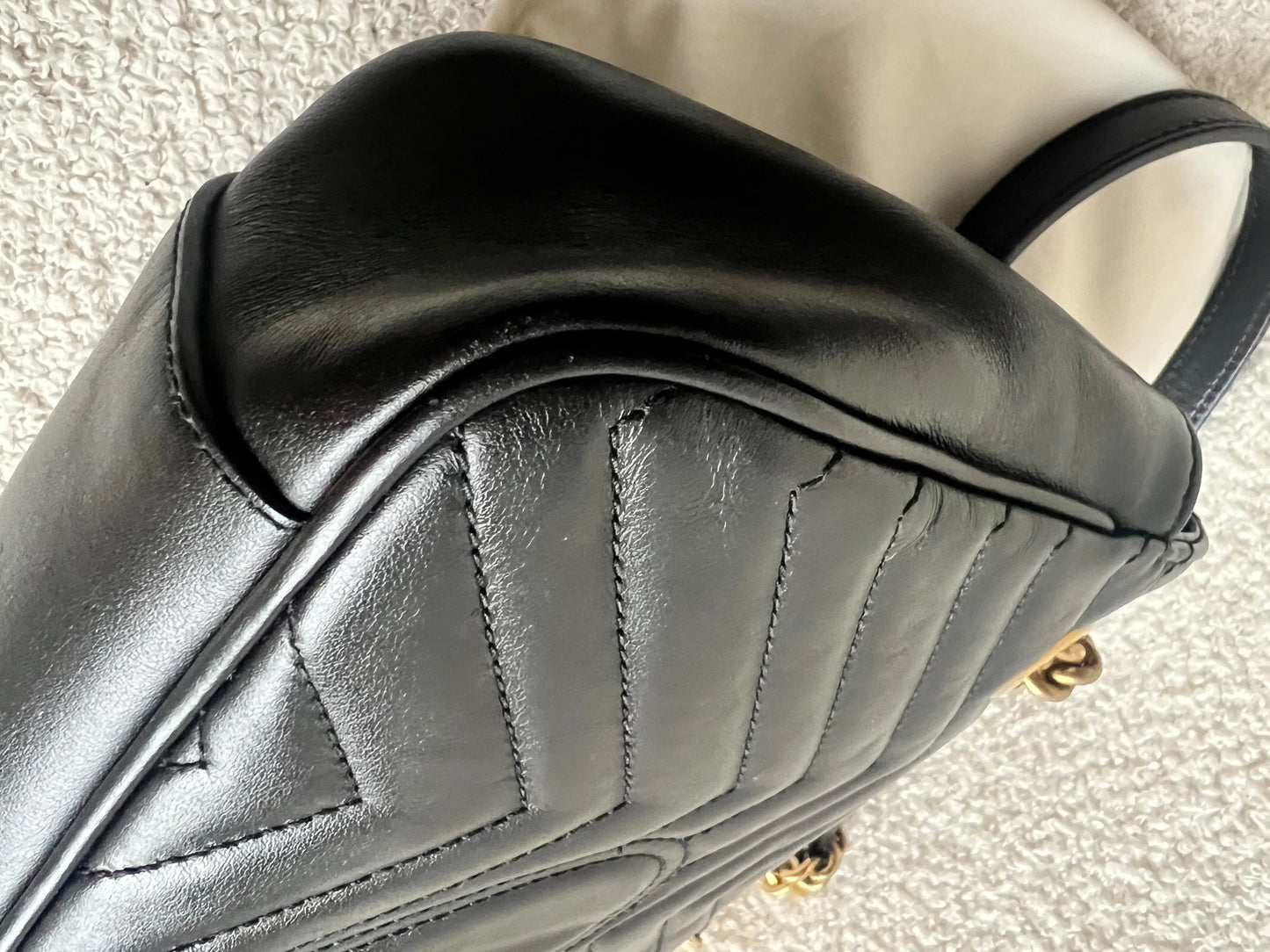 Gucci GG Black Marmont Small Shoulder Bag (RRP £2070)