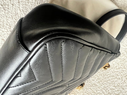 Gucci GG Black Marmont Small Shoulder Bag (RRP £2070)