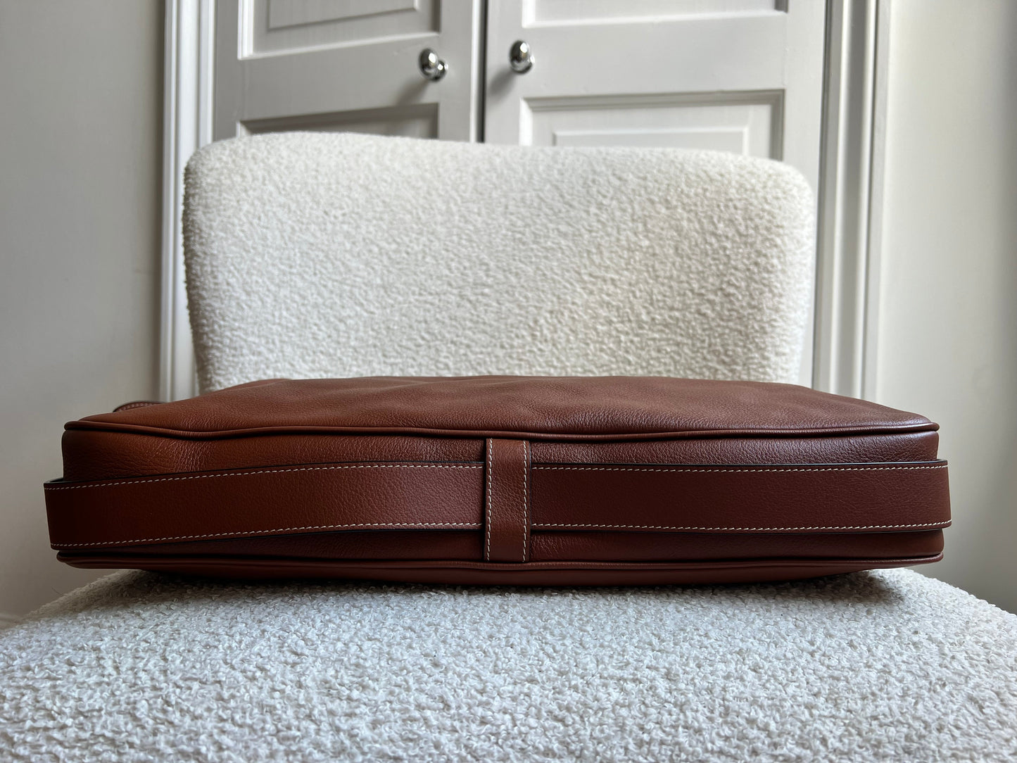 Celine Large Romy Bag in Tan Calfskin (RRP £2350)