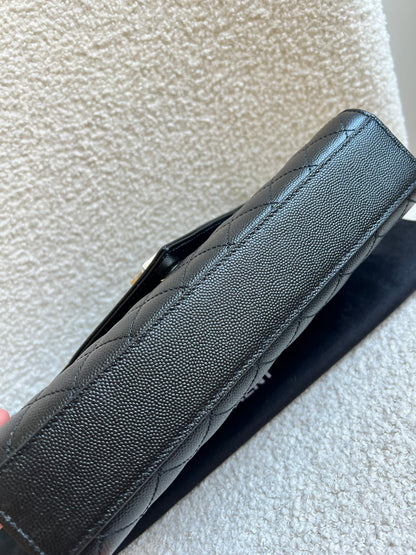 Yves Saint Laurent (YSL) Black Medium Envelope Bag (RRP £2,235)