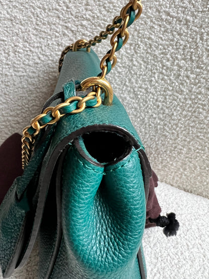 Mulberry Ocean Green Regular Lily with Gold Hardware (RRP £995)