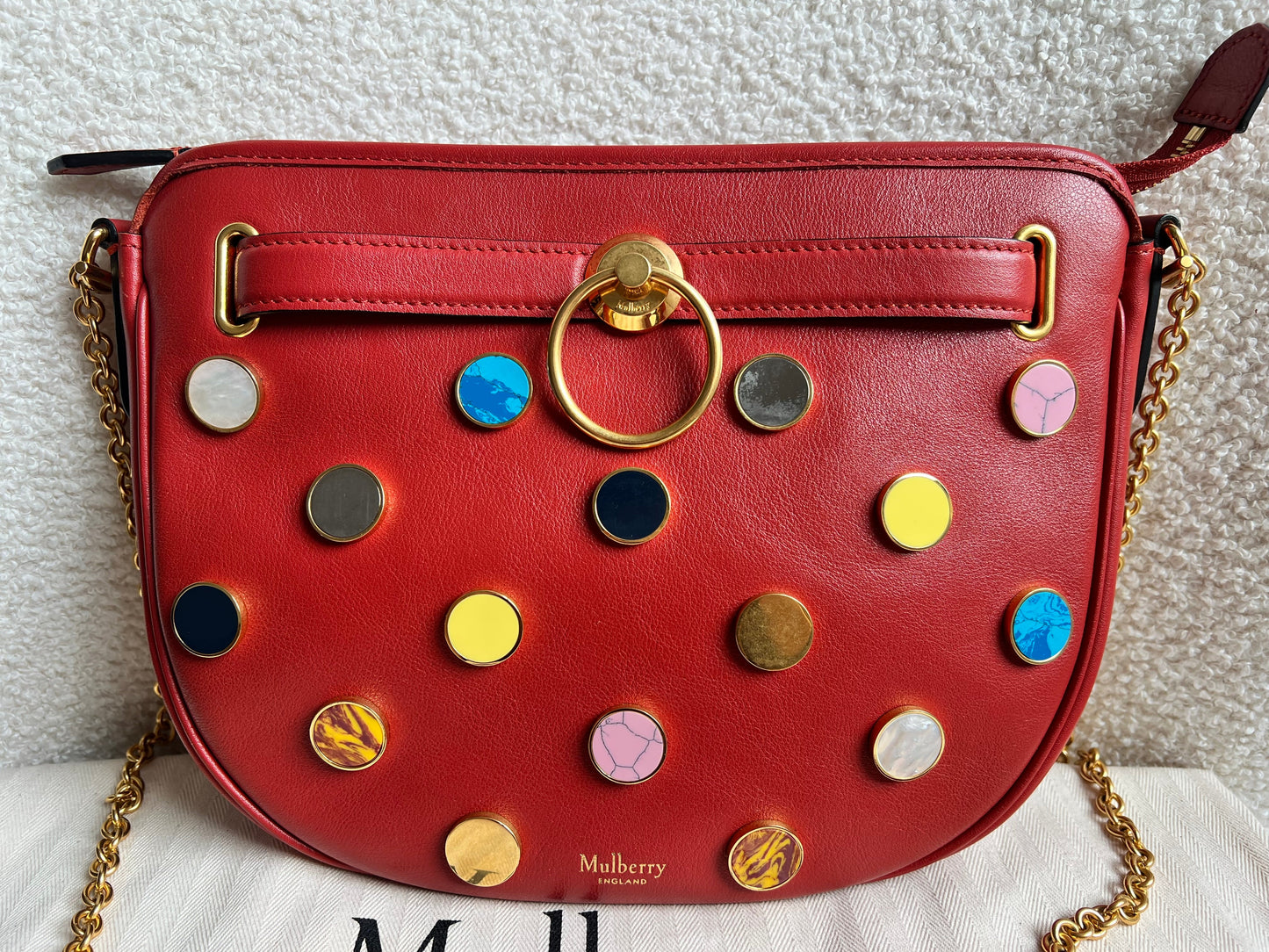 Mulberry Cabochon Brockwell Satchel