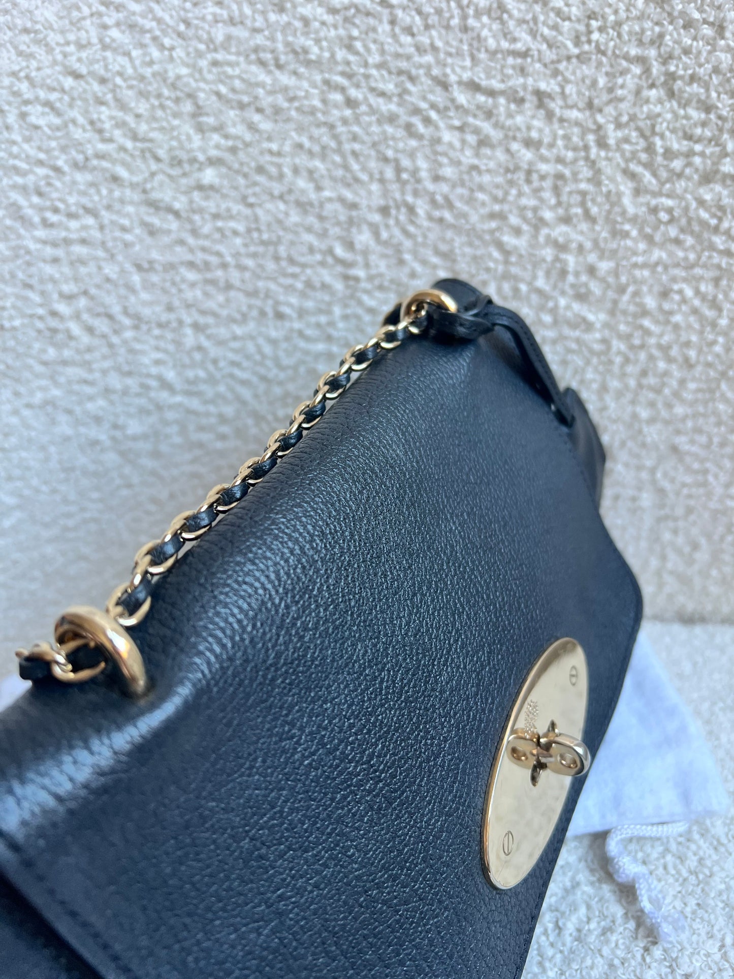 Mulberry Black Regular Lily with Silver Hardware (RRP £895)