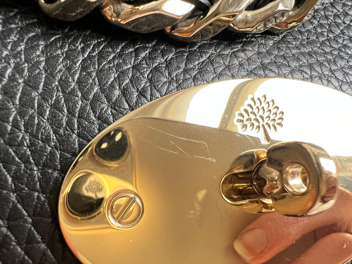 Mulberry Black Regular Top Handle Lily (RRP £1095)