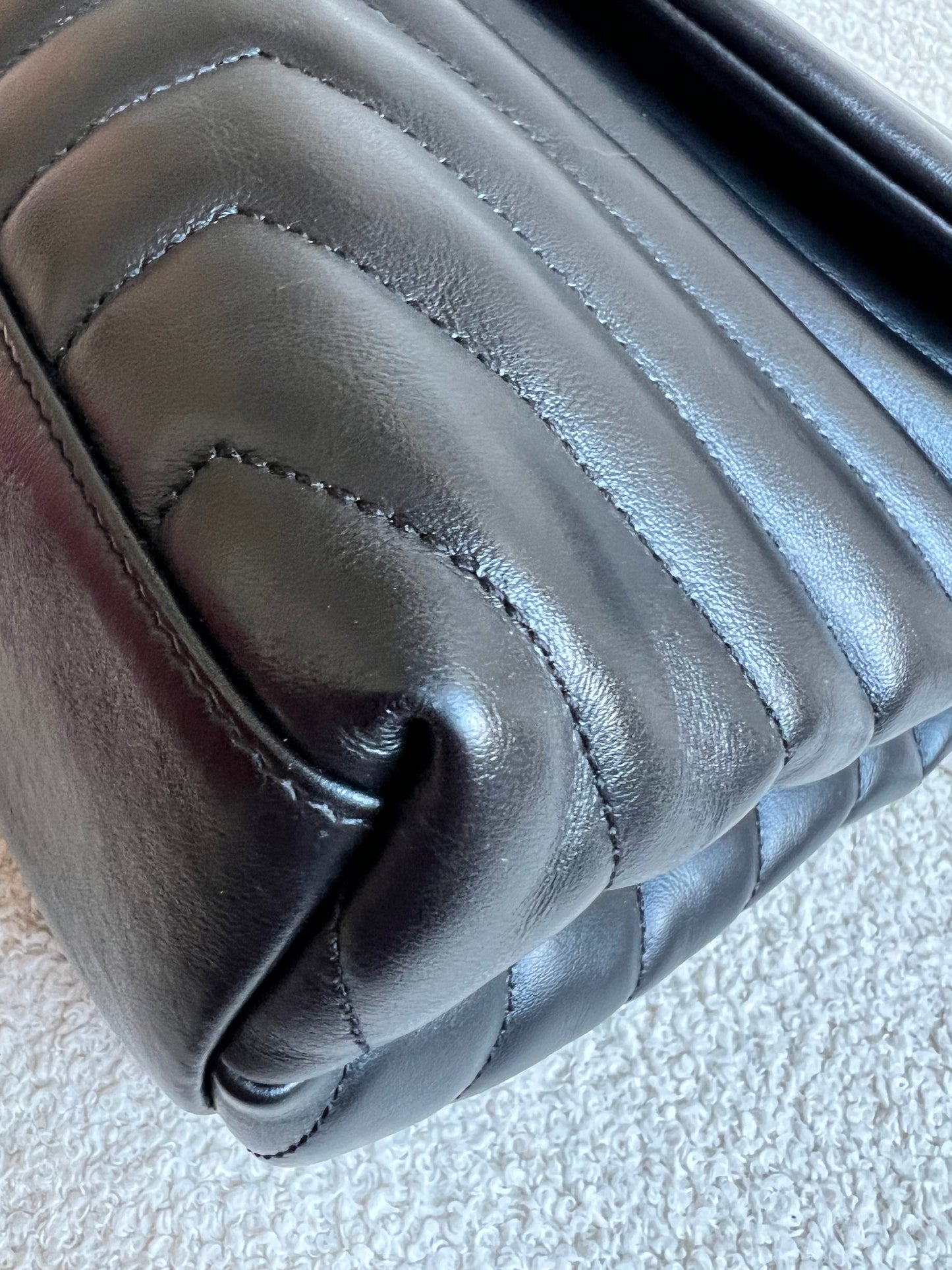 Yves Saint Laurent (YSL) Medium Black Lou Lou (RRP £2,100)