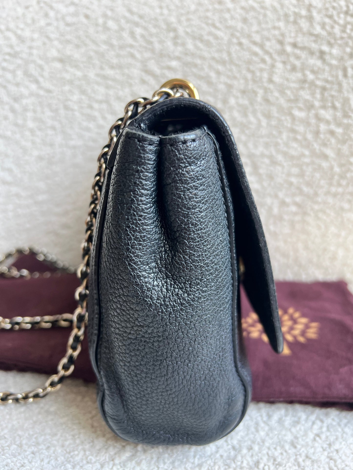 Mulberry Black Regular Lily with Hardware (RRP £995)