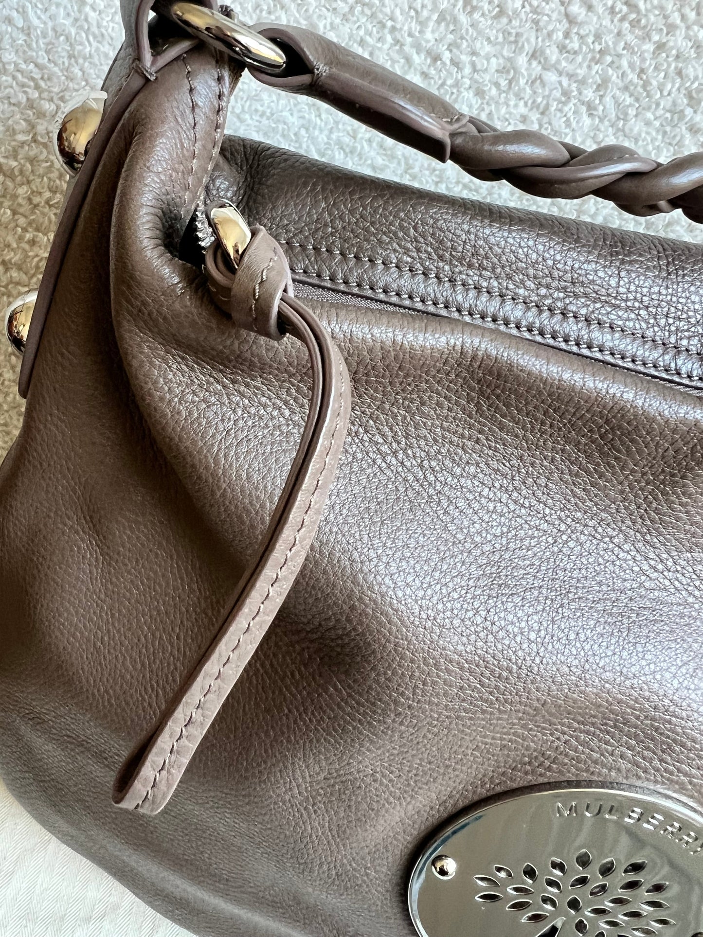 Mulberry Taupe Daria Hobo (RRP £795)