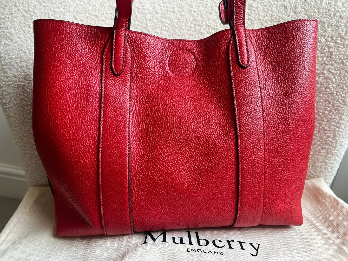Mulberry Small Ruby Red Bayswater Tote (RRP £795)