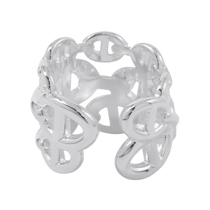 HERMES Chaine d'Ancre Anchene Ring Size GM/53アンシェネリングGM SV925