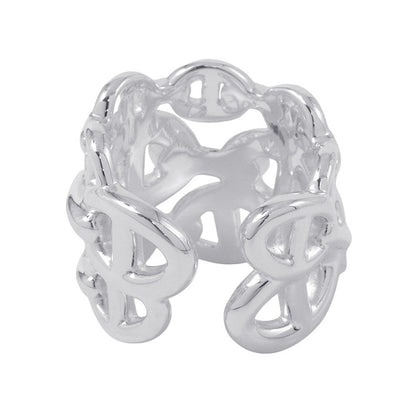 HERMES Chaine d'Ancre Anchene Ring Size GM/51 SV925