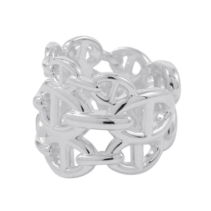 HERMES Chaine d'Ancre Anchene Ring Size GM/52 SV925