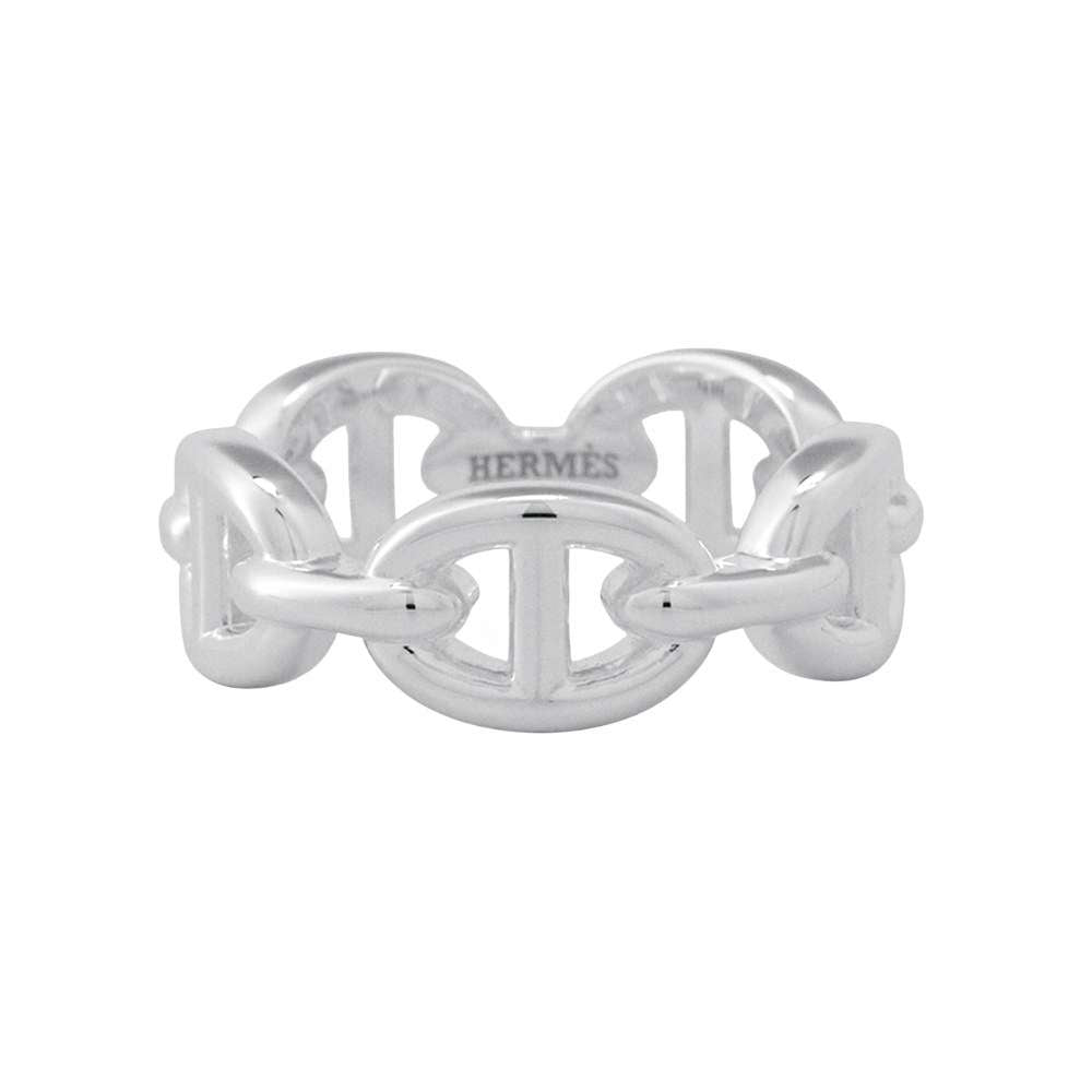 HERMES Chaine d'Ancre Anchene Ring Size PM/51 SV925