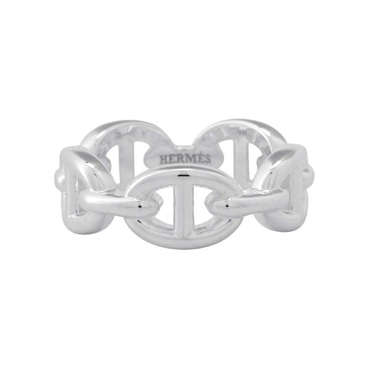 HERMES Chaine d'Ancre Anchene Ring Size PM/51 SV925