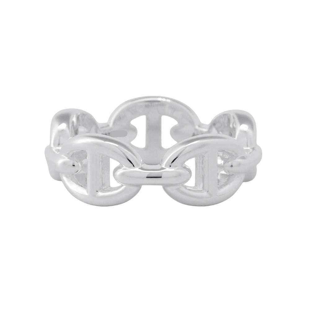 HERMES Chaine d'Ancre Anchene Ring Size PM/51 SV925