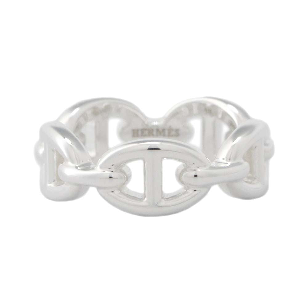 HERMES Chaine d'Ancre Anchene Ring Size PM/52 SV925