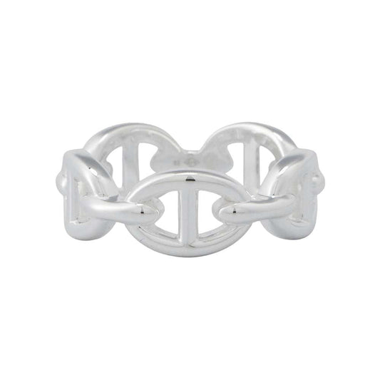 HERMES Chaine d'Ancre Anchene Ring Size PM/53 SV925