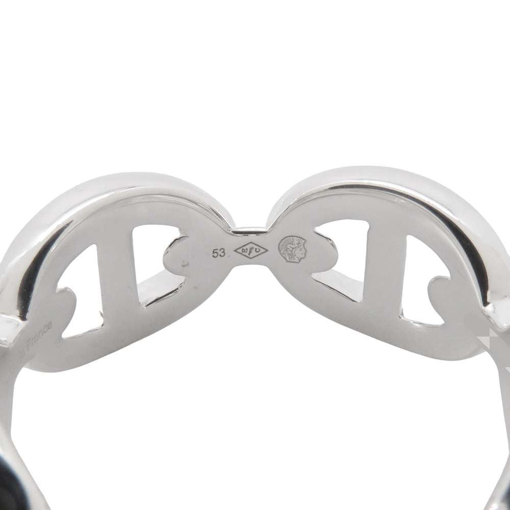 HERMES Chaine d'Ancre Anchene Ring Size PM/53 SV925