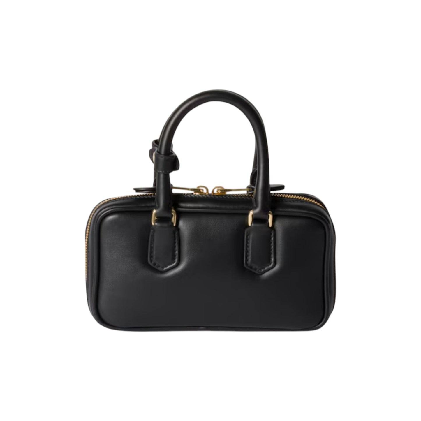 Arcadie black leather mini-bag
