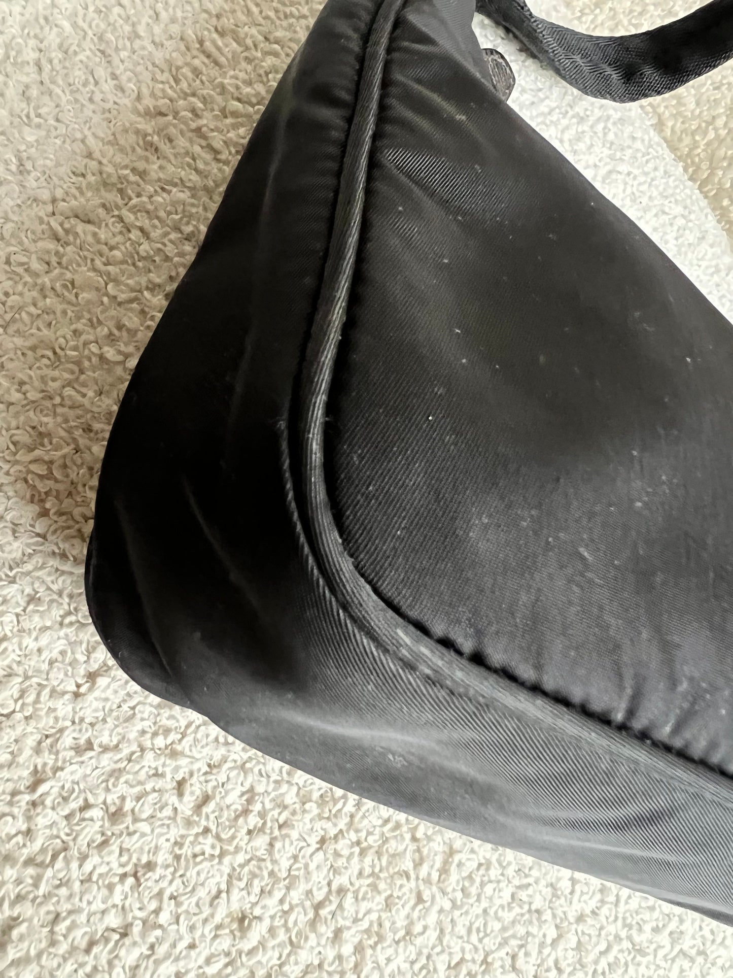 Prada Re-edition Black Nylon Shoulder Bag (RRP £920)