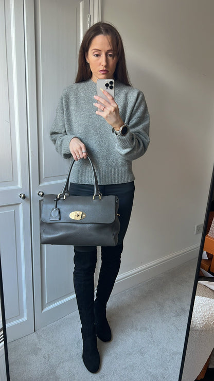 Mulberry Grey Medium Del Rey (RRP £1100)