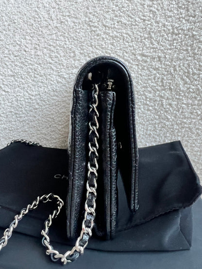 Chanel Black Caviar Wallet on Chain (RRP £2,930)