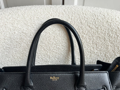 Mulberry Black Small Zipped Bayswater (RRP £1,245)