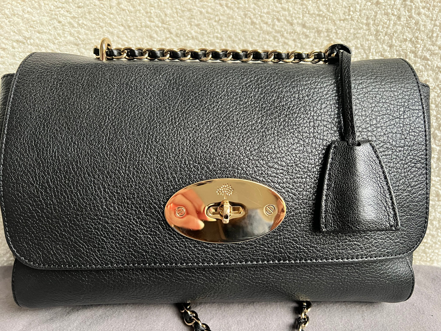 Mulberry Black Medium Lily with Gold Hardware (RRP £1195)