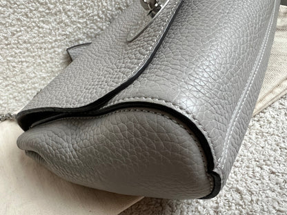 Mulberry Pale Grey Regular Lily Heavy Grain (RRP £1095)