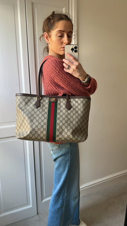 Gucci Ophidia GG Supreme Tote (RRP £1440)