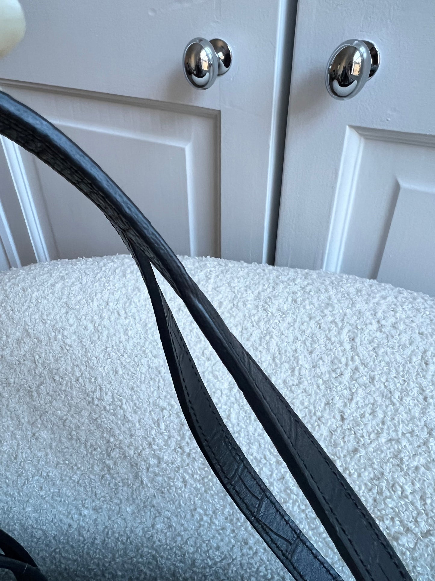 Mulberry Black Matte Croc Bayswater Tote (RRP £845)