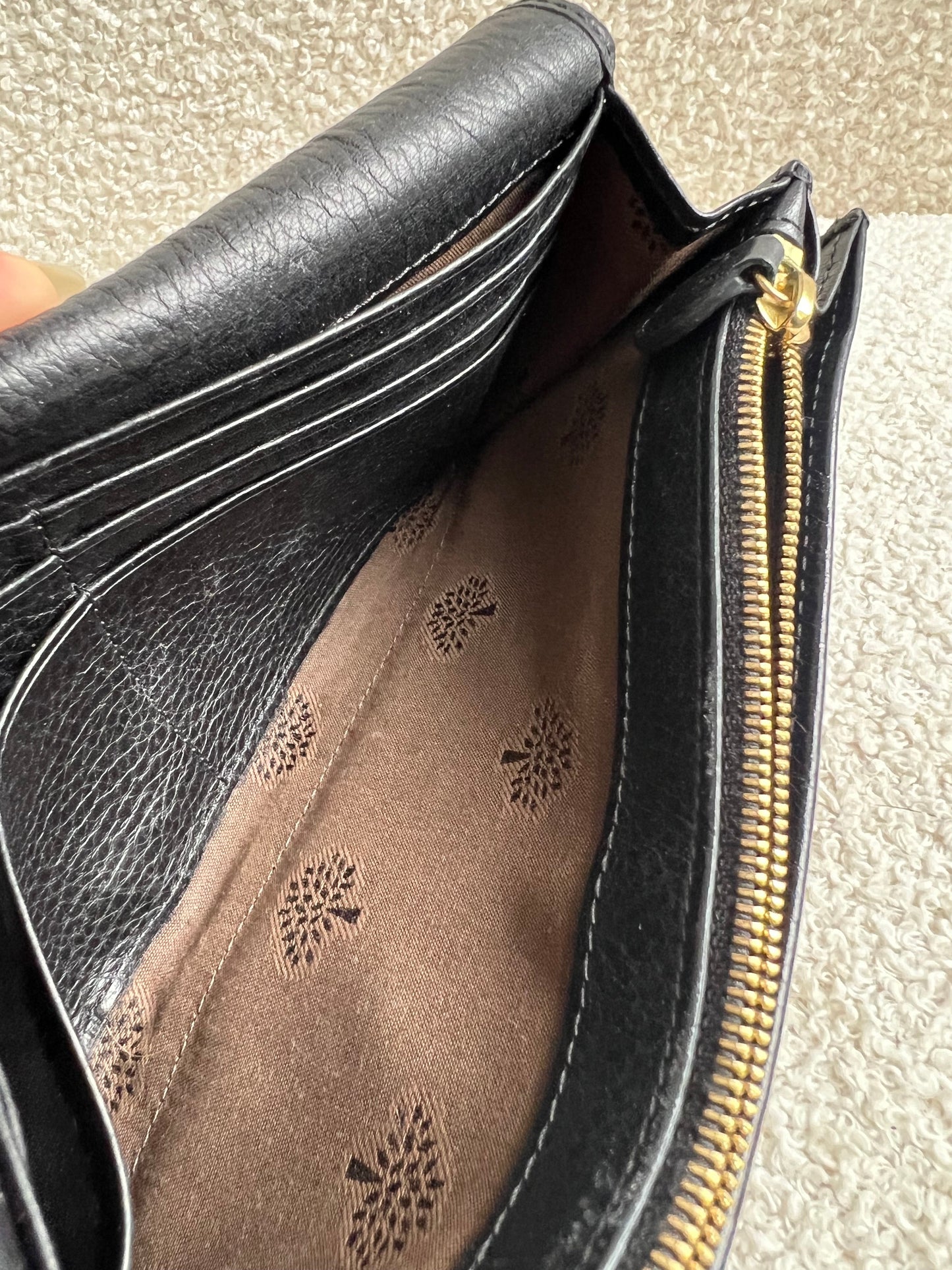 Mulberry Black Continental Wallet (RRP £345)