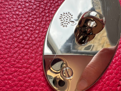 Mulberry Hibiscus Red Regular Lily with Gold Hardware (RRP £995)