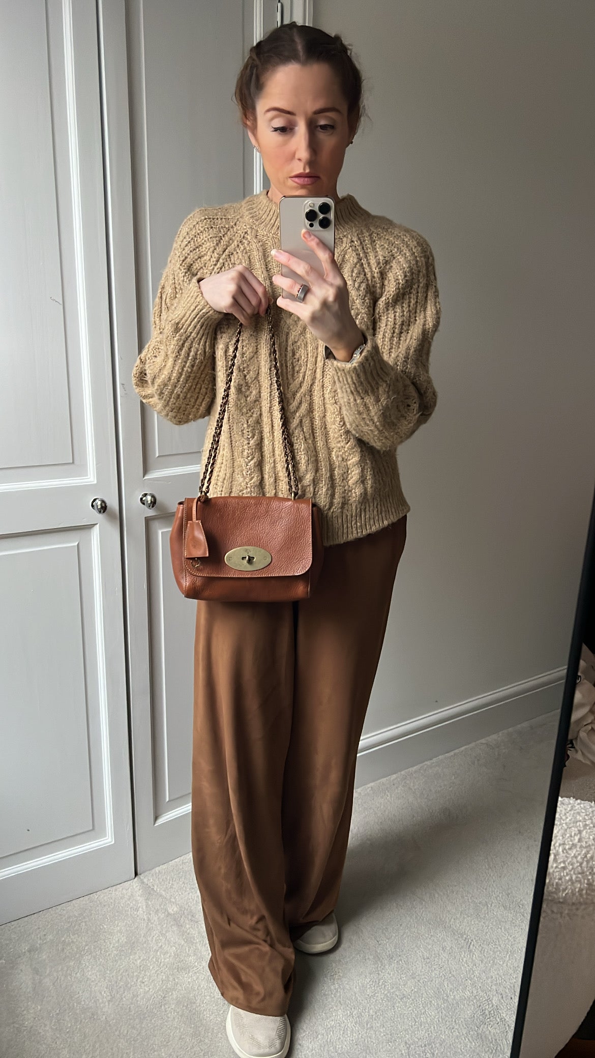 Mulberry Oak Regular Lily with Gold Hardware (RRP £895)