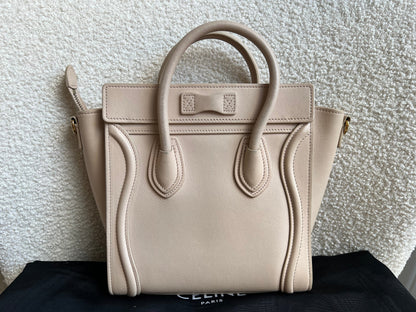 Celine Cream Nano Luggage Bag (RRP £1750)