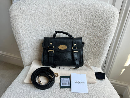 Mulberry Black Mini Alexa (RRP £995)