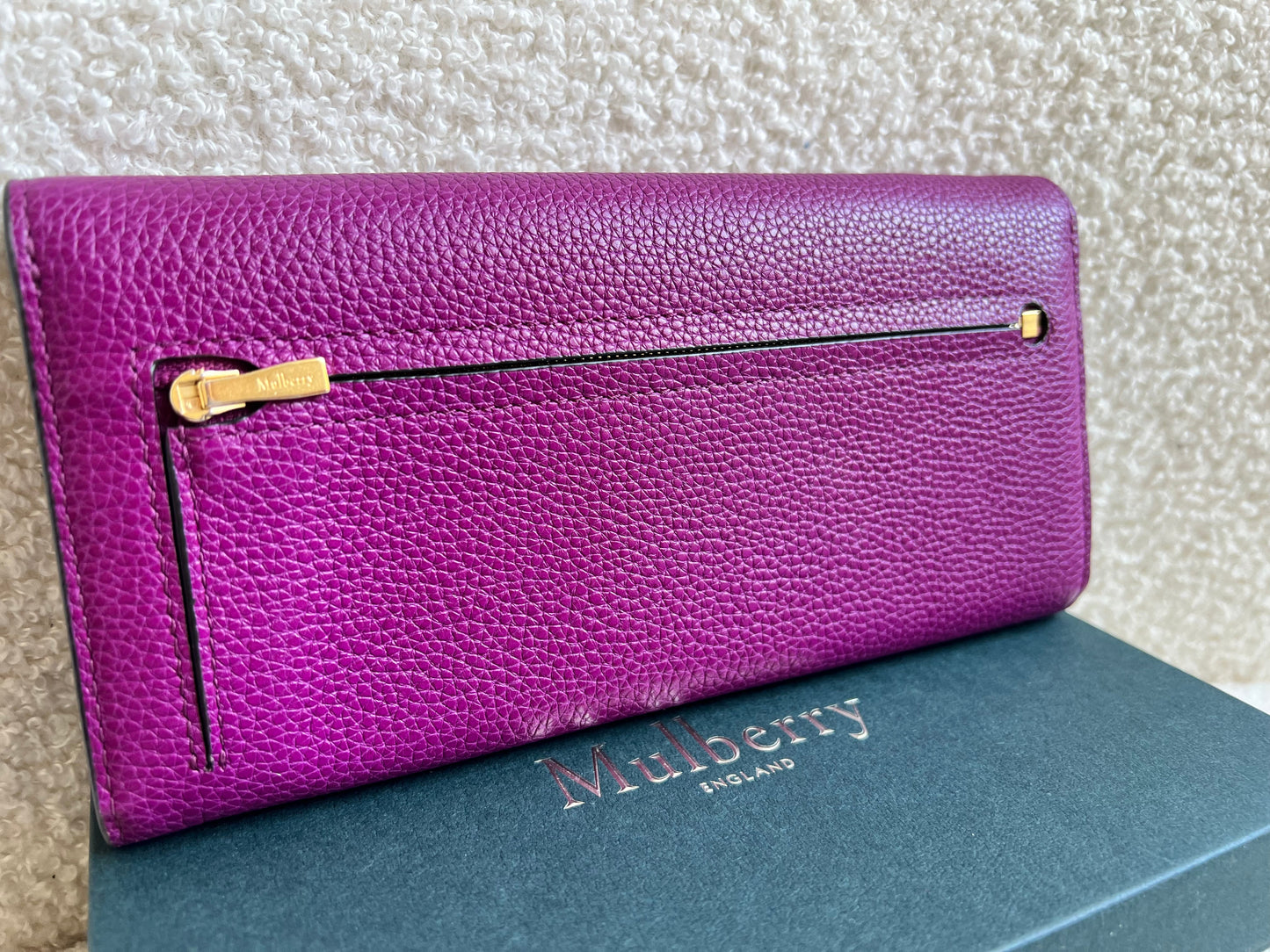 Mulberry Violet Continental Wallet (RRP £345)