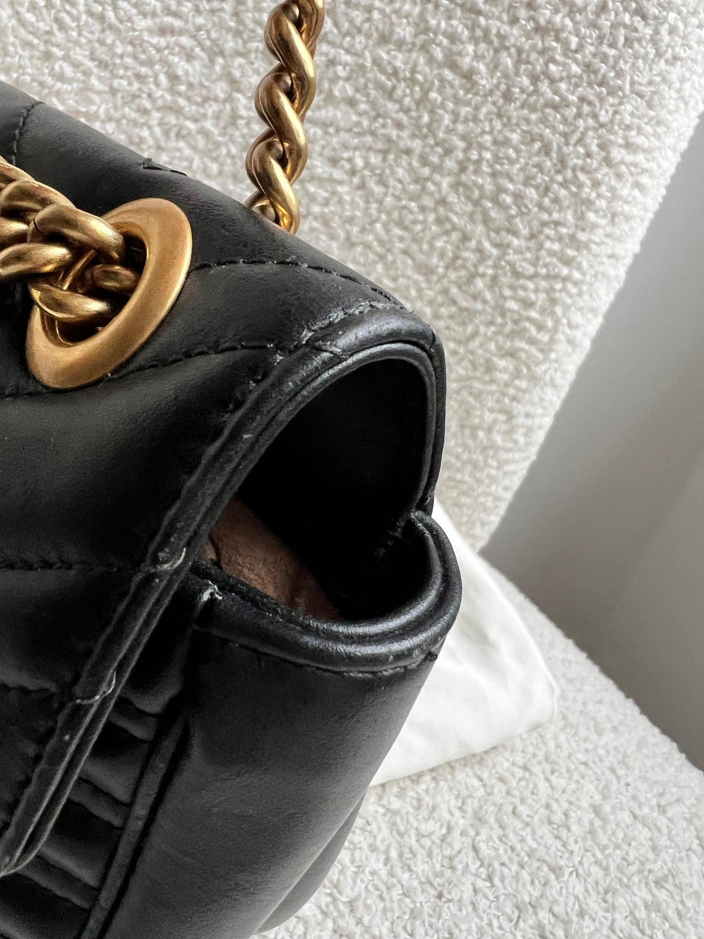 Gucci GG Black Marmont Mini Shoulder Bag (RRP £1,890)