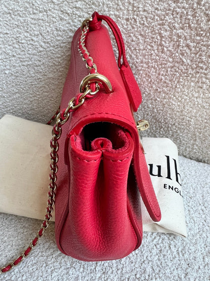 Mulberry Hibiscus Red Regular Lily with Gold Hardware (RRP £995)