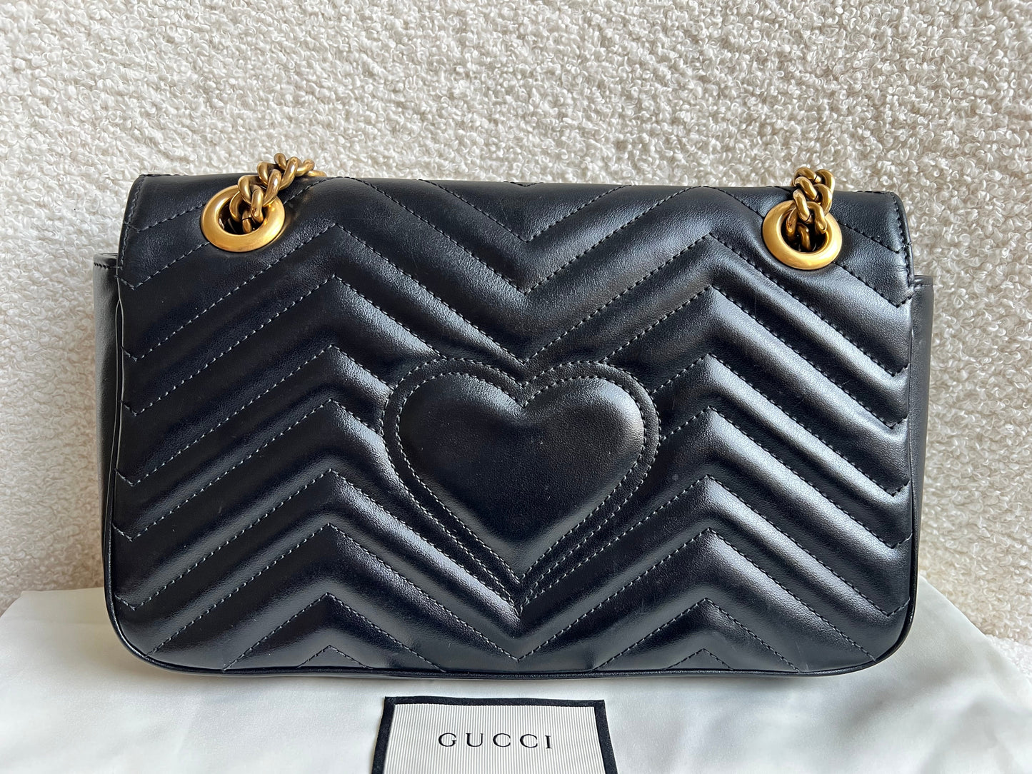 Gucci GG Black Marmont Small Shoulder Bag (RRP £2070)