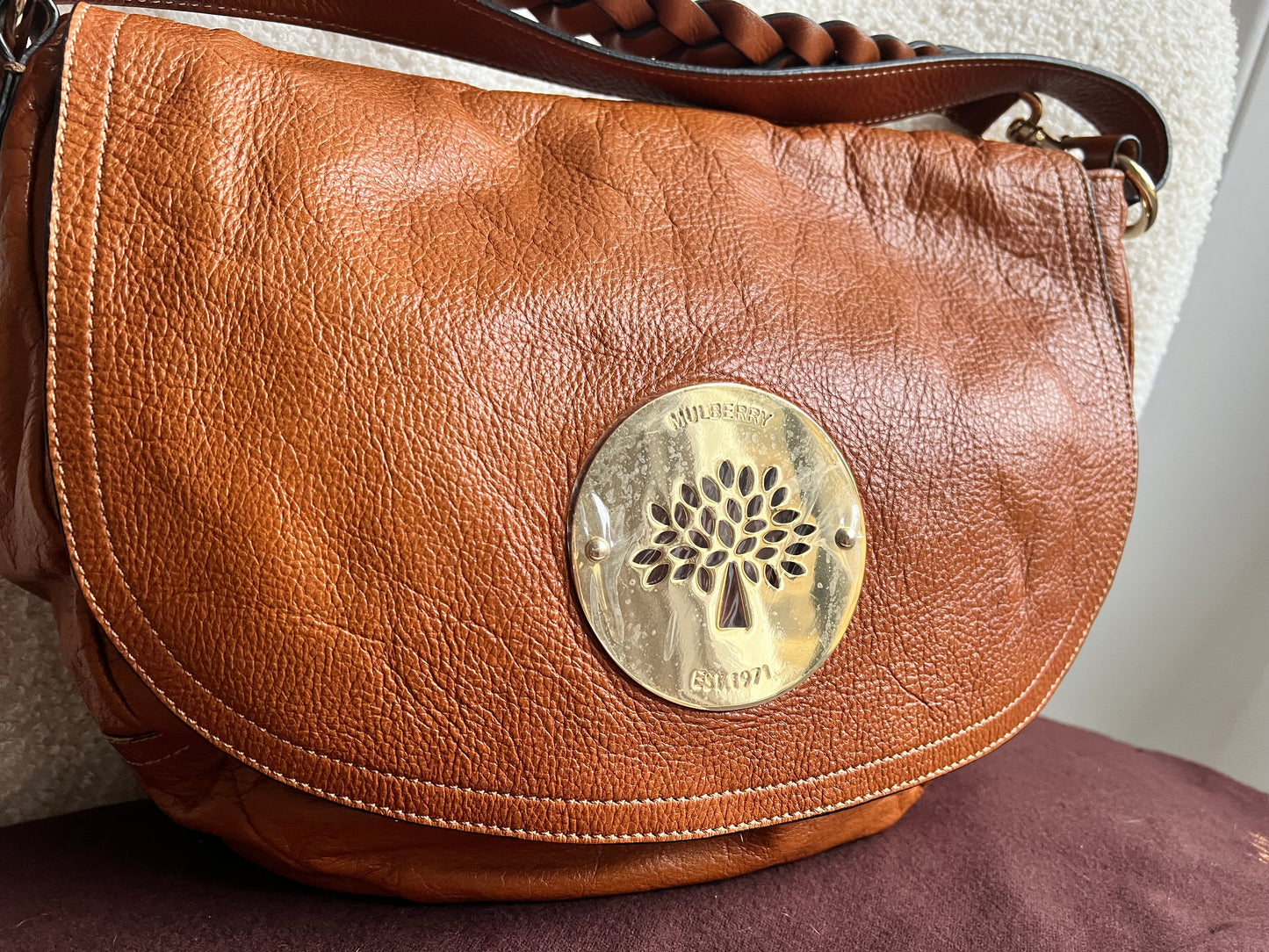 Mulberry Oak Daria Satchel (RRP £795)